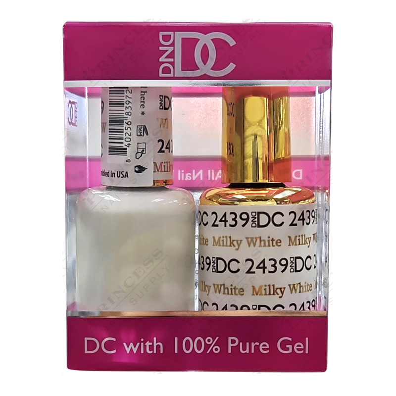 DND DC Duo Gel - #2439 Milky White