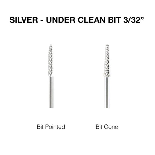 Cre8tion Under Clean 3/32" Carbide Bit - Silver Set