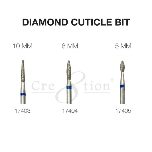 Cre8tion Diamond Cuticle Bit Set