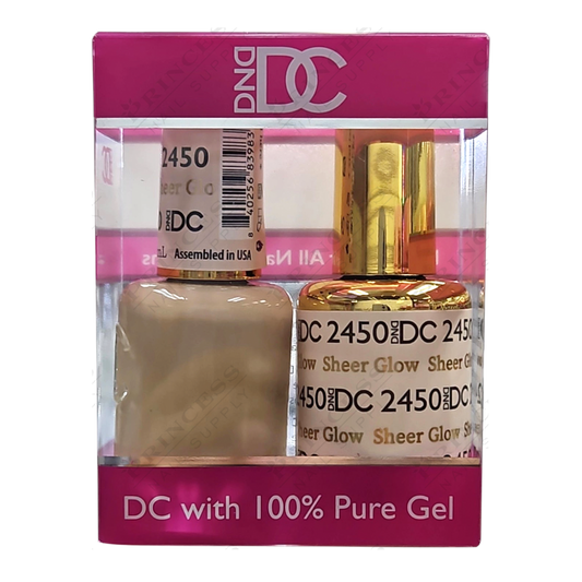 DND DC Duo Gel - #2450 Sheer Glow