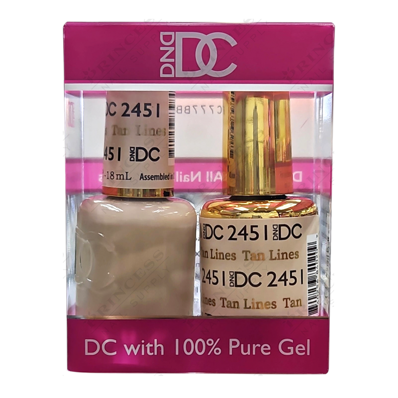 DND DC Duo Gel - #2451 Tan Lines