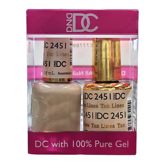 DND DC Duo Gel - #2451 Tan Lines