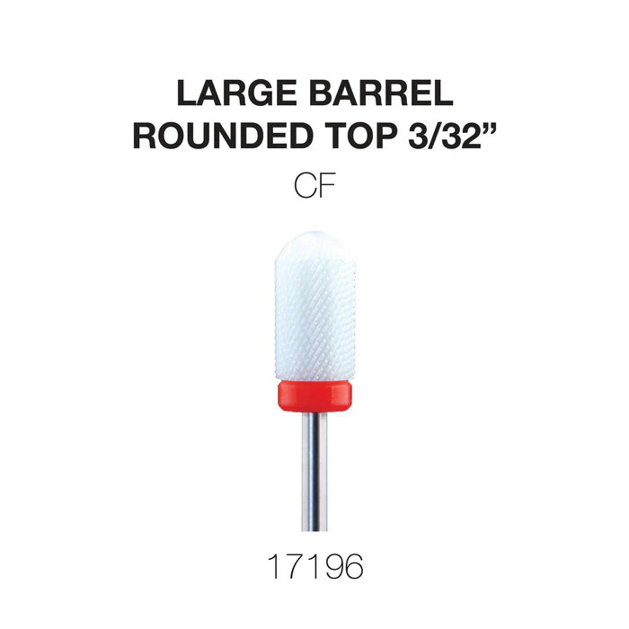 Cre8tion Ceramic Large Barrel - Rounded Top 3/32" CF