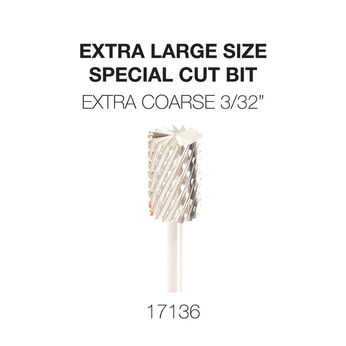 Cre8tion Extra Large Size - Special Cut Bit 3/32" Silver Extra Coarse