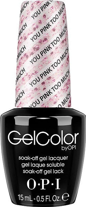 OPI GelColor .5oz (BLK) - #GC G03 - You Pink Too Much