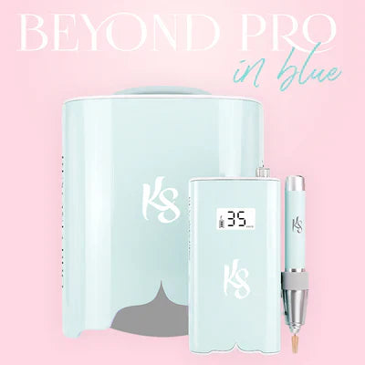 (Bonus Combo) Kiara Sky Beyond Pro Rechargeable LED Lamp Version II & Portable Nail Drill - Blue