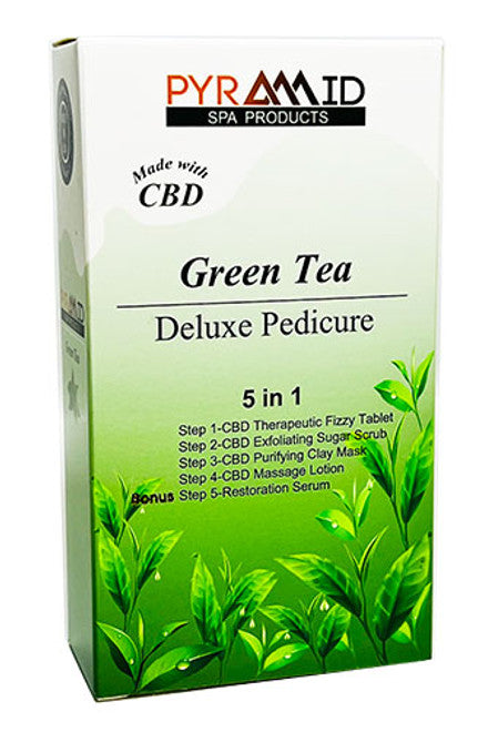 Pyramid Deluxe Pedicure 5 in 1 (Case 50pk) - Green Tea