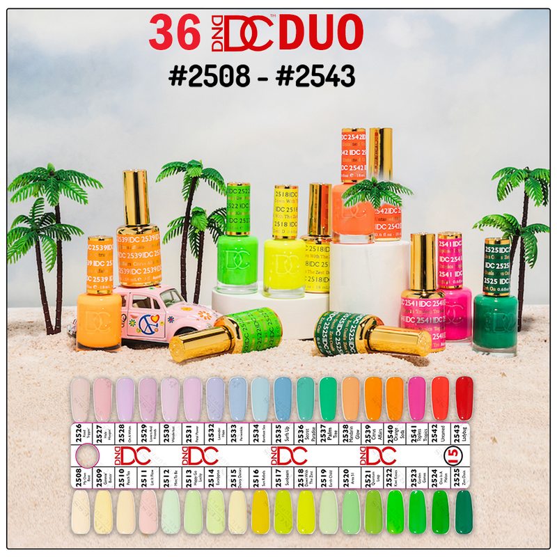 DC 36 Duo colors #2508 to #2543 + Free 1 Tip