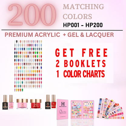 Honey Secret 200 Combo 3in1 Colors (#001-#200) - come with 2 Booklet and 1 colors chart