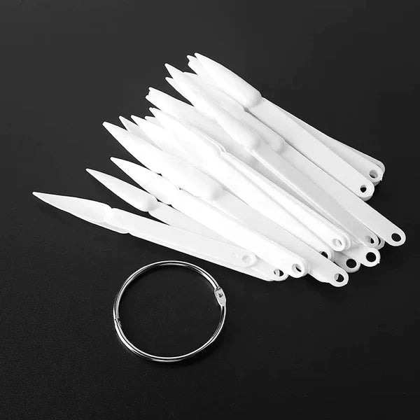 White Stiletto Tip (50pcs)