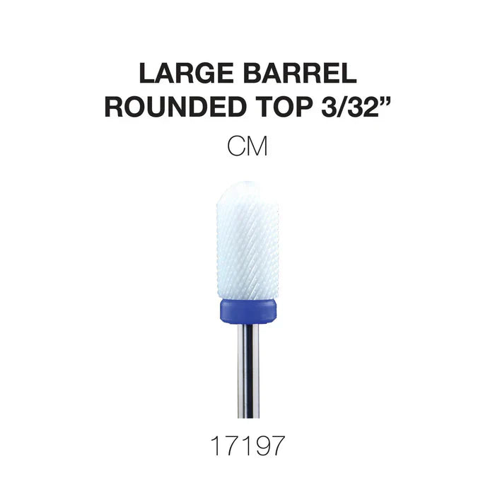 Cre8tion Ceramic Large Barrel - Rounded Top 3/32" CM