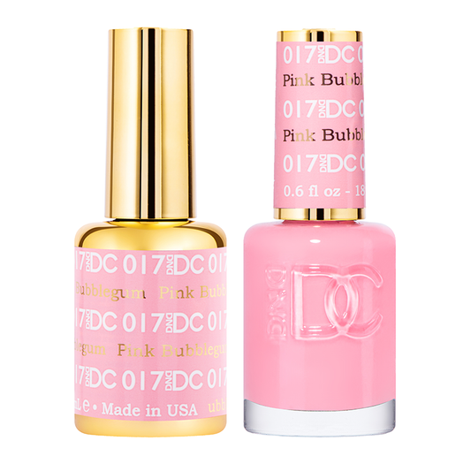 DND DC Duo Gel - #017  PINK BUBBLEGUM