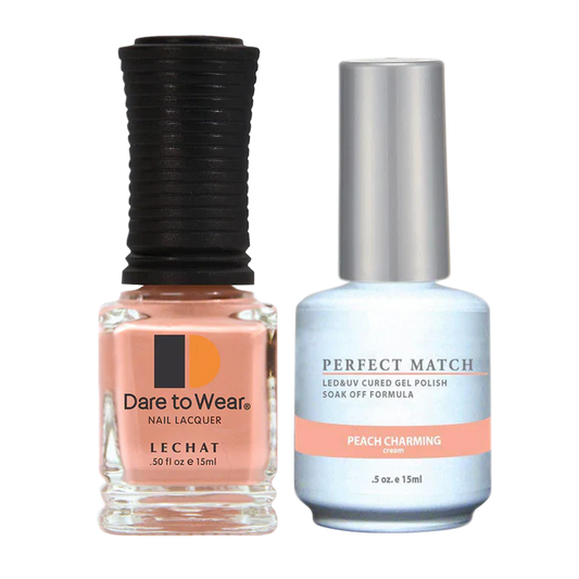 LeChat - Perfect Match - 169 Peach Charming (Gel & Lacquer) 0.5oz