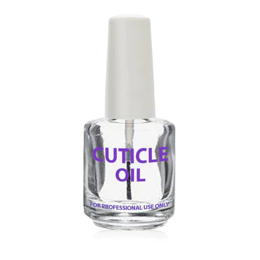 Cre8tion Empty Glass Bottle .5oz  "Cuticle Oil"