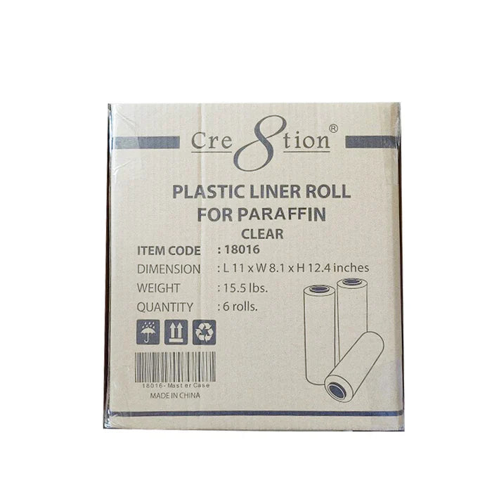 Cre8tion Plastic Roll for paraffin 11" x 19" Clear 1 Case 6 rolls