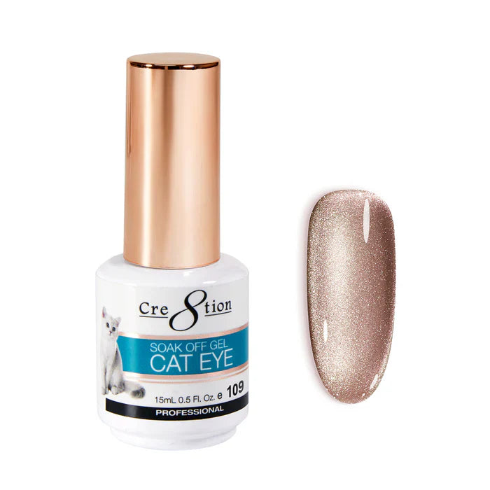 Cre8tion Cat Eye Soak Off Gel 0.5oz 109