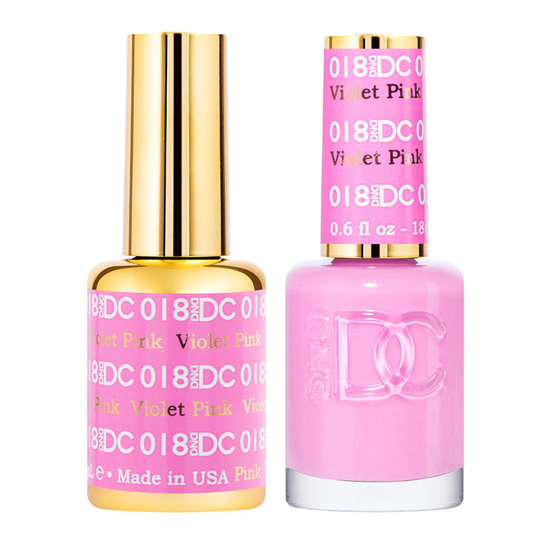 DND DC Duo Gel - #018  VIOLET PINK