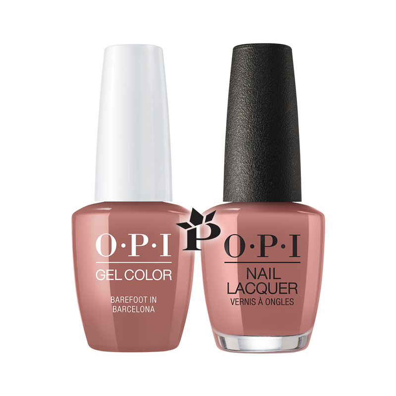 OPI Duo #  E41 - BAREFOOT IN BARCELONA