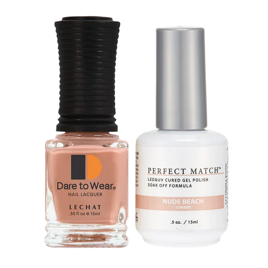 LeChat - Perfect Match - 177 Nude Beach (Gel & Lacquer) 0.5oz