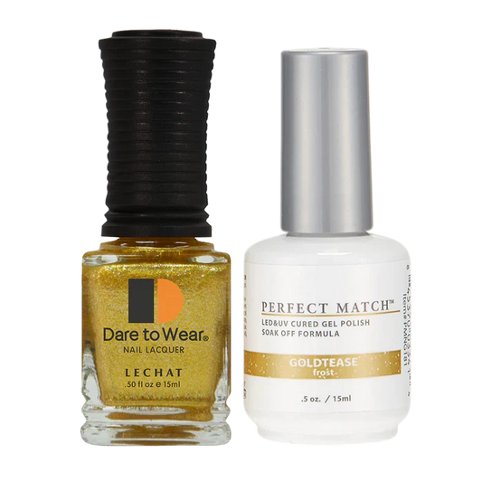 LeChat - Perfect Match - 181 Goldtease (Gel & Lacquer) 0.5oz