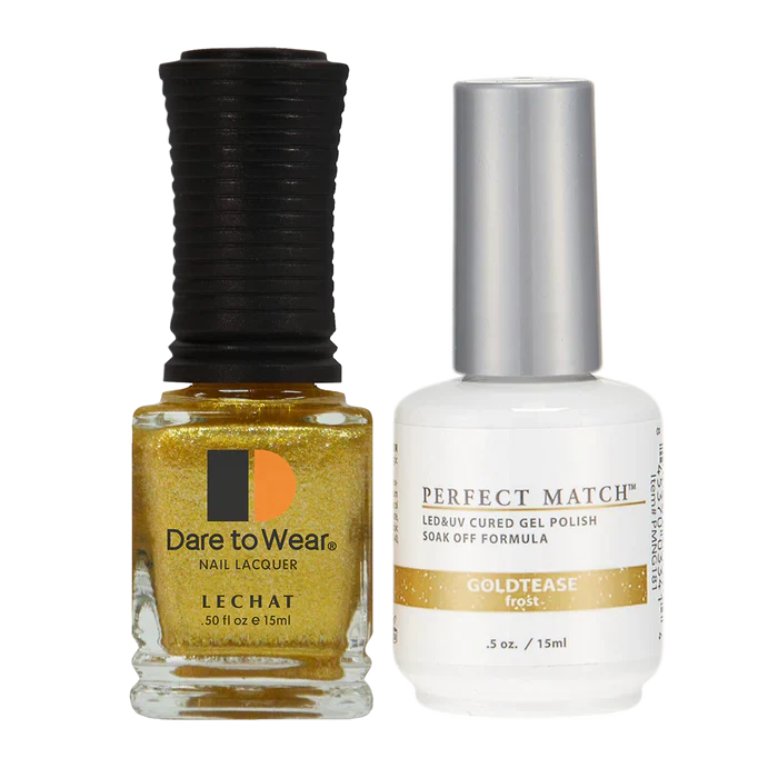 LeChat - Perfect Match - 181 Goldtease (Gel & Lacquer) 0.5oz