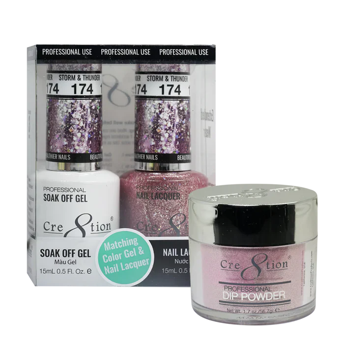 Cre8tion Trio Matching Colors (3pc) - 174 Storm & Thunder