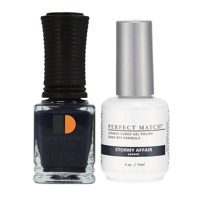 LeChat - Perfect Match - 186 Stormy Affair (Gel & Lacquer) 0.5oz