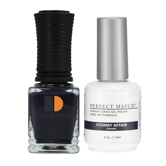 LeChat - Perfect Match - 186 Stormy Affair (Gel & Lacquer) 0.5oz