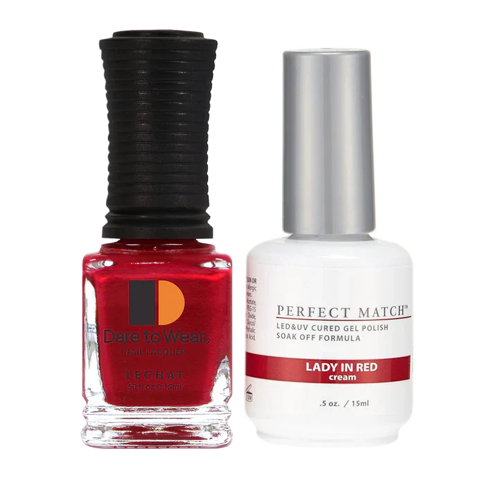 LeChat - Perfect Match - 188 Lady in Red (Gel & Lacquer) 0.5oz