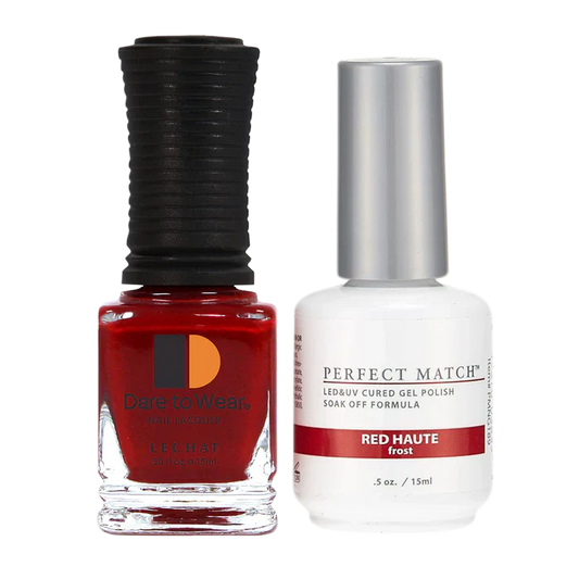 LeChat - Perfect Match - 189 Red Haute (Gel & Lacquer) 0.5oz