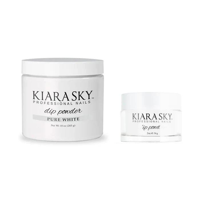 Kiara Sky - Dip Powder - PURE WHITE - Set