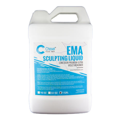 Chisel Acrylic Sculpting Liquid (EMA) 1 Gallon