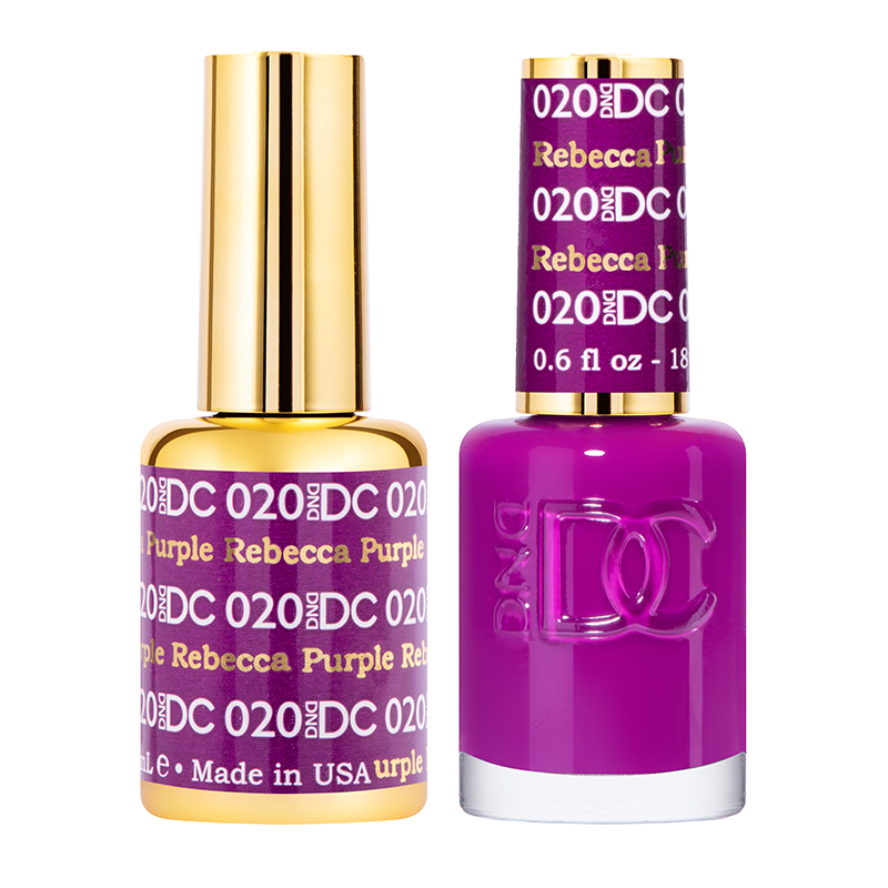 DND DC Duo Gel - #020  REBECCA PURPLE