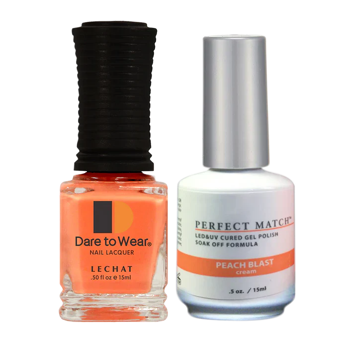 LeChat - Perfect Match - 202 Peach Blast (Gel & Lacquer) 0.5oz