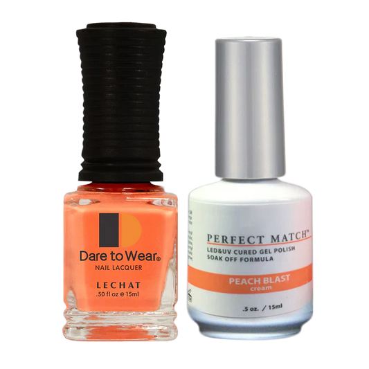 LeChat - Perfect Match - 202 Peach Blast (Gel & Lacquer) 0.5oz