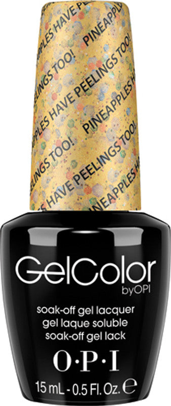 OPI GelColor .5oz (BLK) - #GC H76 - Pineapples have Peeling Too!