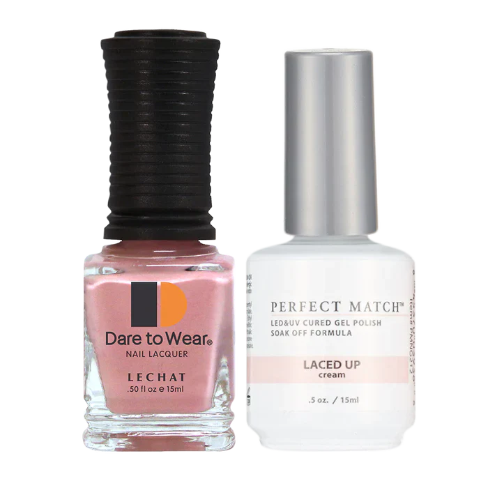 LeChat - Perfect Match - 212 Laced Up (Gel & Lacquer) 0.5oz