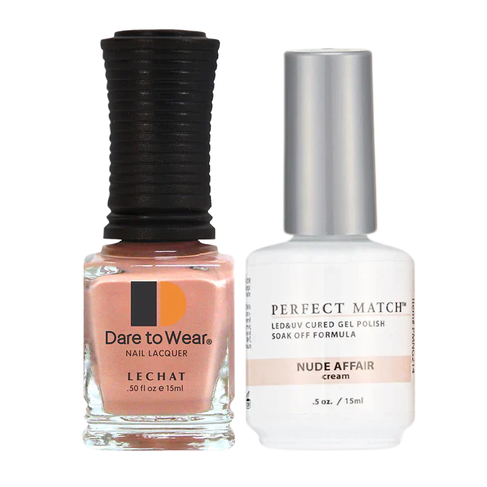 LeChat - Perfect Match - 214 Nude Affair (Gel & Lacquer) 0.5oz