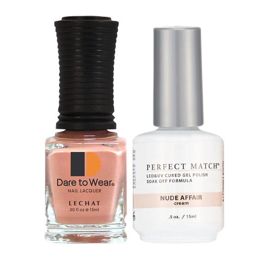 LeChat - Perfect Match - 214 Nude Affair (Gel & Lacquer) 0.5oz