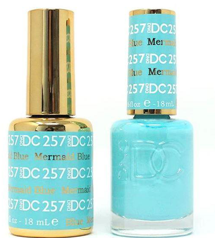 DND DC Duo Gel - #257 Mermaid Blue