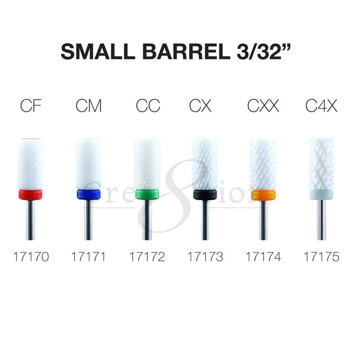 Cre8tion Ceramic Small Barrel 3/32" Set