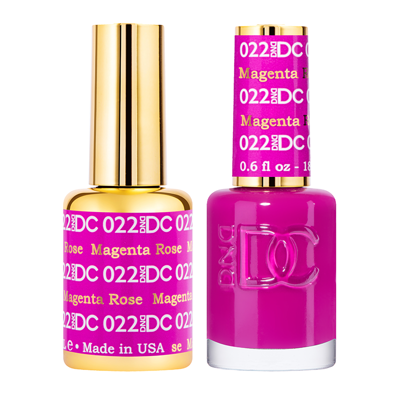 DND DC Duo Gel - #022  MAGENTA ROSE