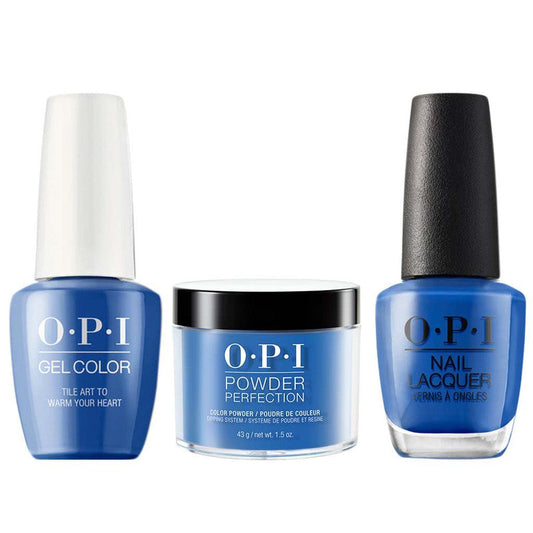 OPI 3in1 (Gel+Lacquer+Dip 1.5oz)  # L25 Tile Art to Warm Your Heart