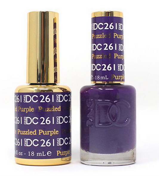 DND DC Duo Gel - #261 Puzzled Purple