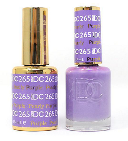 DND DC Duo Gel - #265 Pearly Purple