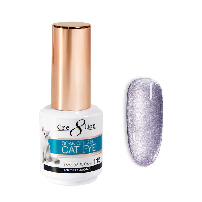 Cre8tion Cat Eye Soak Off Gel 0.5oz 115