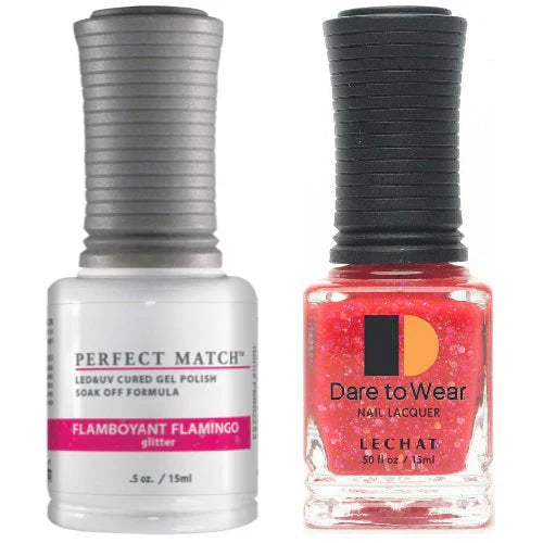 LeChat - Perfect Match - 253 FLAMBOYANT FLAMINGO (Gel & Lacquer) 0.5oz