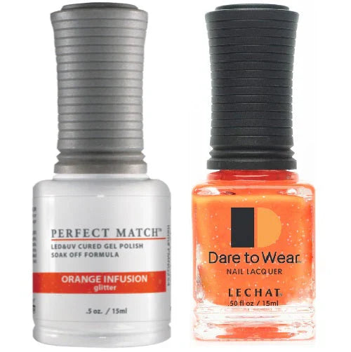 LeChat - Perfect Match - 254 ORANGE INFUSION (Gel & Lacquer) 0.5oz