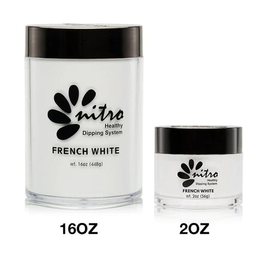 Nitro Pink & White Collection Powder - French White Set