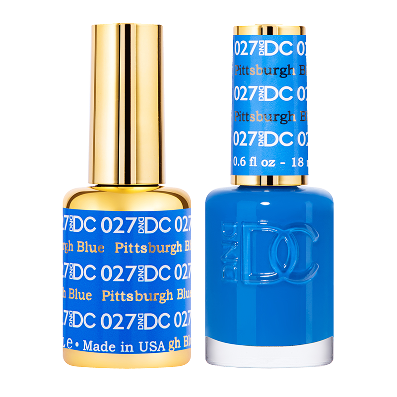 DND DC Duo Gel - #027  Pittsburgh BLue